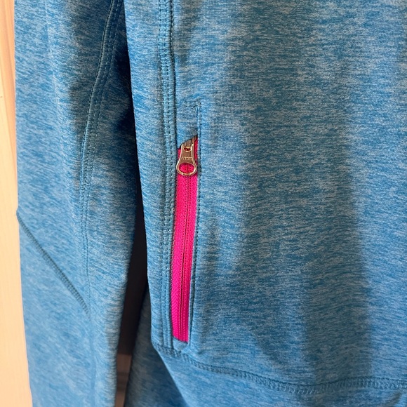 Champion Heathered Blue Full zip -size small - Picture 5 of 6